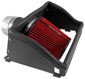 Ford F150 Performance Air Intake - Driver side - Spectre - Spectre with Red Filter - Polished - `15-`19