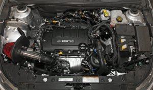 Chevrolet Cruze Performance Air Intake - Spectre - Polished w/Red Filter - `11-`15