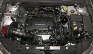 Chevrolet Cruze Performance Air Intake - Spectre - Polished w/Red Filter - `11-`15