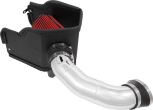 Ford F-Series Performance Air Intake - Driver Side - Spectre - Spectre with Powder Coated Steel Heat Shield - Black - `17-`19 Ford F-Series Performance Air Intake - Driver Side - Spectre - Spectre with Powder Coated Steel Heat Shield - Black - `17-`19