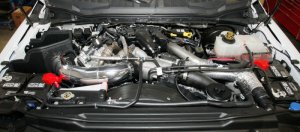 Ford F-Series Performance Air Intake - Driver Side - Spectre - Spectre with Powder Coated Steel Heat Shield - Black - `17-`19 Ford F-Series Performance Air Intake - Driver Side - Spectre - Spectre with Powder Coated Steel Heat Shield - Black - `17-`19