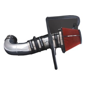 Pontiac G8 Performance Air Intake - Spectre - Cold Air Kit w/Red Spectre Filter - Clear Anodized w/Red Filter - `08-`09 Pontiac G8 Performance Air Intake - Spectre - Cold Air Kit w/Red Spectre Filter - Clear Anodized w/Red Filter - `08-`09