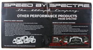 Chevrolet Camaro Performance Air Intake - Spectre - Cold Air Intake with Red Filter - Clear Anodized - `10-`12 Chevrolet Camaro Performance Air Intake - Spectre - Cold Air Intake with Red Filter - Clear Anodized - `10-`12