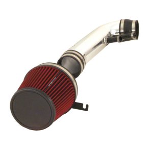 Ford Mustang Performance Air Intake - Spectre - Clear Anodized w/Red Filter - `96-`04 Ford Mustang Performance Air Intake - Spectre - Clear Anodized w/Red Filter - `96-`04