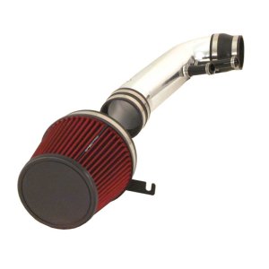 Ford Mustang Performance Air Intake - Spectre - Clear Anodized w/Red Filter - `96-`04 Ford Mustang Performance Air Intake - Spectre - Clear Anodized w/Red Filter - `96-`04