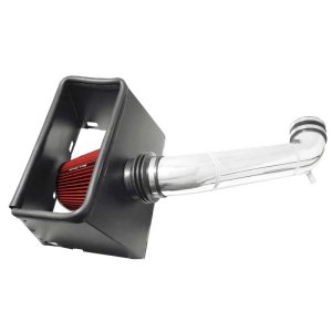 Dodge RAM 1500 Performance Air Intake - Spectre - Red Filter - Clear Anodized - `03-`08 Dodge RAM 1500 Performance Air Intake - Spectre - Red Filter - Clear Anodized - `03-`08