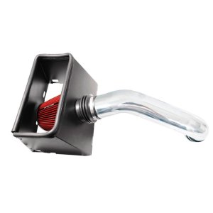 Dodge RAM 2500 Performance Air Intake - Spectre - Cold Air Intake Kit - Polished w/Red Filter - `09-`18