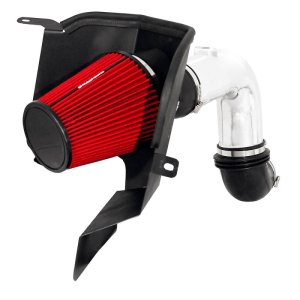 Dodge RAM Performance Air Intake - Spectre - Polished w/Red Filter - `03-`07