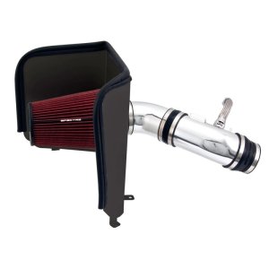 Toyota Tundra Performance Air Intake - Spectre - Cold Air Intake - Red Filter - Polished - `07-`11