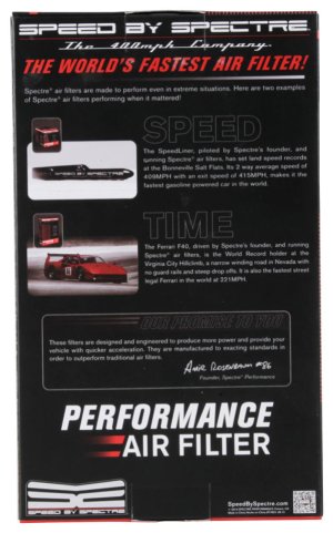 Chevrolet Blazer Performance Air Intake - Spectre - Panel Air Filter - `06-`07 Chevrolet Blazer Performance Air Intake - Spectre - Panel Air Filter - `06-`07