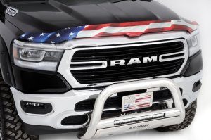 Ram 1500 Hood Protector - Stampede - Vigilante Premium - American Flag - `19-`23 Ram 1500 Hood Protector - Stampede - Vigilante Premium - American Flag - `19-`23