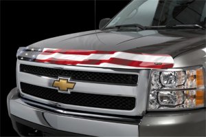 Chevrolet Silverado 1500 Hood Deflector - Stampede - Vigilante Premium - American Flag - `07-`13 Chevrolet Silverado 1500 Hood Deflector - Stampede - Vigilante Premium - American Flag - `07-`13
