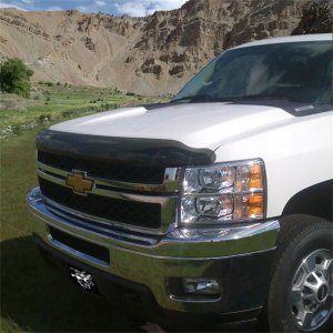 Chevrolet Silverado 3500 Hood Protector - Stampede - Vigilante Premium - Smoke - `11-`14