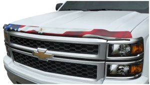 Chevrolet Silverado 1500 Hood Deflector - Stampede - Vigilante Premium - American Flag - `14-`15 Chevrolet Silverado 1500 Hood Deflector - Stampede - Vigilante Premium - American Flag - `14-`15