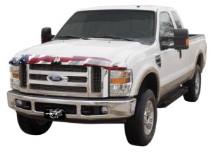 Ford F-250 Super Duty Hood Protector - Front - Stampede - Vigilante Premium - American Flag - `08-`10