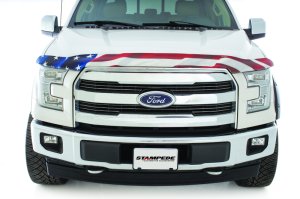 Ford F-250 Super Duty Hood Deflector - Stampede - Vigilante Premium - American Flag - `08-`10 Ford F-250 Super Duty Hood Deflector - Stampede - Vigilante Premium - American Flag - `08-`10