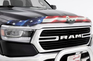 Dodge Ram 2500 Hood Protector - Front - Stampede - Vigilante Premium - American Flag - `06-`09 Dodge Ram 2500 Hood Protector - Front - Stampede - Vigilante Premium - American Flag - `06-`09