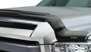 Toyota Tundra Hood Protector - Stampede - Vigilante Premium - Smoke - `14-`19