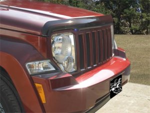 Jeep Liberty Hood Protector - Stampede - Vigilante Premium - Smoke - `08-`14 Jeep Liberty Hood Protector - Stampede - Vigilante Premium - Smoke - `08-`14