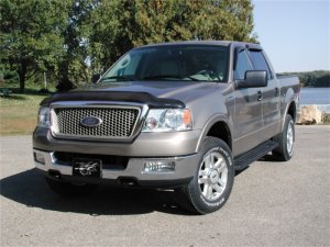 Lincoln Mark LT Hood Protector - Stampede - Vigilante Premium - Smoke - `06-`08 Lincoln Mark LT Hood Protector - Stampede - Vigilante Premium - Smoke - `06-`08