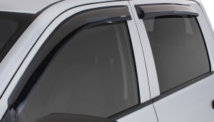 Chevrolet Silverado 1500 Wind Deflectors - Stampede - Tape-Onz - Smoke - `14-`18 Chevrolet Silverado 1500 Wind Deflectors - Stampede - Tape-Onz - Smoke - `14-`18