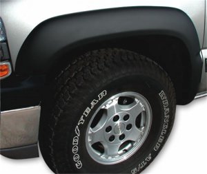 Chevrolet Silverado 1500 Fender Flares - Front - Stampede - Trail Riderz - Black - `07-`13