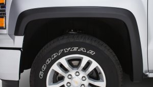 Chevrolet Silverado 1500 Fender Flares - Front + Rear - Stampede - Original Riderz, Smooth - Black - `14-`18 Chevrolet Silverado 1500 Fender Flares - Front + Rear - Stampede - Original Riderz, Smooth - Black - `14-`18
