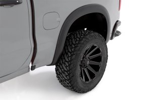 Chevrolet Silverado 1500 Fender Flares - Front - Stampede - Original Riderz - Black - 2019 Chevrolet Silverado 1500 Fender Flares - Front - Stampede - Original Riderz - Black - 2019