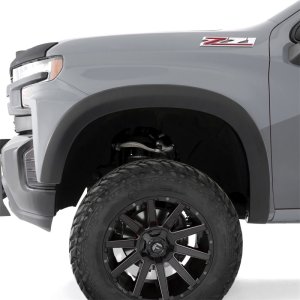 Chevrolet Silverado 1500 Fender Flares - Front - Stampede - Original Riderz - Black - 2019 Chevrolet Silverado 1500 Fender Flares - Front - Stampede - Original Riderz - Black - 2019