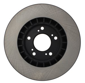 Honda S2000 Brake Rotor (1) - Front - Stoptech - Cryo-Stop Drilled - Black E-Coat - `00-`09
