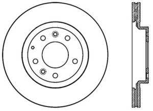 Mazda MX-5 Brake Rotor (1) - Front - Stoptech - Premium Cryostop - Black - `10-`15 Mazda MX-5 Brake Rotor (1) - Front - Stoptech - Premium Cryostop - Black - `10-`15