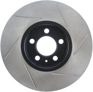 Volkswagen Vento Brake Rotor (1) - Front Right - Stoptech - Slotted Sport - Black - `18-`19
