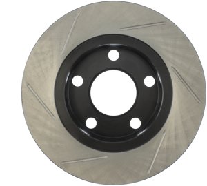 Audi S4 Brake Rotor (1) - Left Rear - Stoptech - Slotted - Black - `00-`02