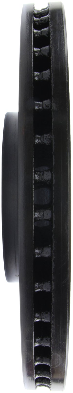 Audi A6 Brake Rotor (1) - Front Left - Stoptech - Slotted Sport - Black - `98-`01