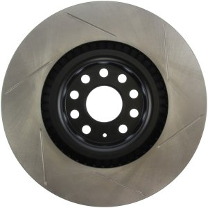 Volkswagen CC Brake Rotor (1) - Front Right - Stoptech - Slotted Sport - Black - `09-`11