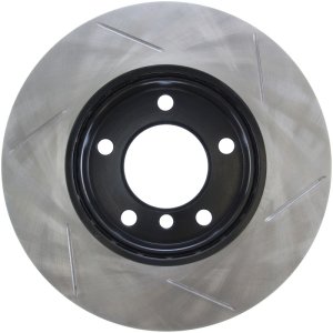 BMW Z3 Brake Rotor (1) - Front Right - Stoptech - Sport Slotted - Black - `97-`02
