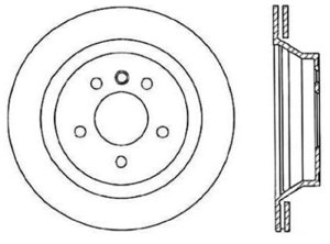 BMW Z3 Brake Rotor (1) - Rear Right - Stoptech - Cryo Slotted Sport - Black - `98-`02 BMW Z3 Brake Rotor (1) - Rear Right - Stoptech - Cryo Slotted Sport - Black - `98-`02