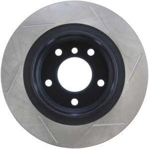 BMW 328i Brake Rotor (1) - Rear Right - Stoptech - Slotted Sport - Black - `99-`00