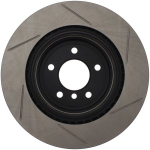 BMW X1 Brake Rotor (1) - Rear Right - Stoptech - Slotted Sport - Black - `10-`15