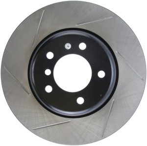 BMW 135i Brake Rotor (1) - Front Left - Stoptech - Slotted Sport - Black - `08-`13
