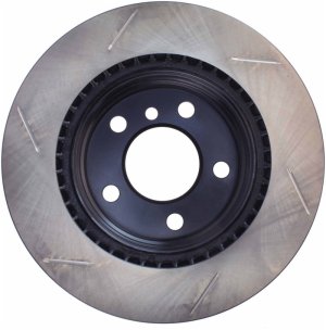 BMW 4 Series Brake Rotor (1) - Rear Left - Stoptech - Slotted Sport - Black - `14-`15
