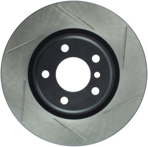 BMW 4 Series Brake Rotor (1) - Rear Left - Stoptech - Slotted Sport - Black - `14-`15