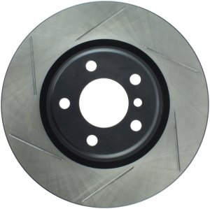 BMW 2 Series Brake Rotor (1) - Rear Right - Stoptech - Slotted Sport - Black - `14-`15