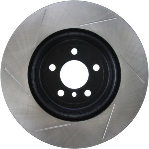 BMW 4 Series Brake Rotor (1) - Rear Left - Stoptech - Slotted Sport - Black - `15-`16