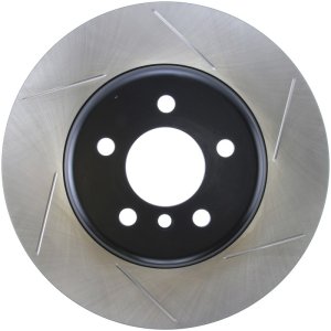BMW 435i Brake Rotor (1) - Rear Left - Stoptech - Slotted Sport - Black - `14-`16