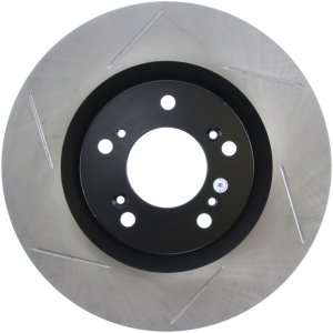 Honda S2000 Brake Rotor (1) - Front Right - Stoptech - Slotted - Black - `00-`09 Honda S2000 Brake Rotor (1) - Front Right - Stoptech - Slotted - Black - `00-`09
