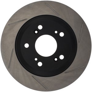 Honda S2000 Brake Rotor (1) - Rear Left - Stoptech - Slotted Sport - Black - `00-`09 Honda S2000 Brake Rotor (1) - Rear Left - Stoptech - Slotted Sport - Black - `00-`09