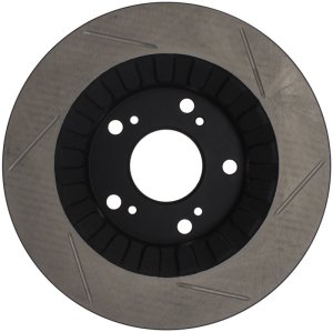 Honda S2000 Brake Rotor (1) - Rear Right - Stoptech - Slotted Sport - Black - `00-`09