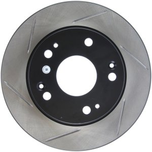 Honda Accord Brake Rotor (1) - Rear Right - Stoptech - Slotted Sport - Black - `03-`07