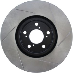Acura ZDX Brake Rotor (1) - Front Right - Stoptech - Slotted - Black - `10-`13 Acura ZDX Brake Rotor (1) - Front Right - Stoptech - Slotted - Black - `10-`13